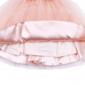 Официална детска рокля "Rose" в праскова 5