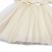 Официална детска рокля "Rose" в шампанско 4