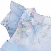 Официална рокля от органза с диадема  8