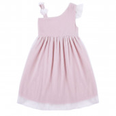 Официална рокля с брокат и чантичка 2