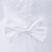 Официална рокля с чантичка "Рокси" в бяло 3