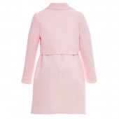 Официална рокля с 3D флорални мотиви и сако 4