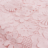 Официална рокля с 3D флорални мотиви и сако 9