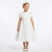 Официална рокля с лента за глава "Лорена" в екрю 2