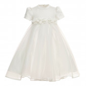 Официална рокля с лента за глава "Лорена" в екрю 3