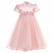 Официална рокля с лента за глава "Лорена" в пудра 3