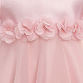 Официална рокля с лента за глава "Лорена" в пудра 5