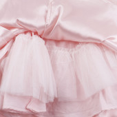 Официална рокля с лента за глава "Лорена" в пудра 7