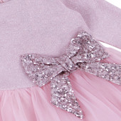 Официална рокля с пайети "Алина" в розово 4