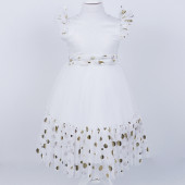 Официална рокля "Саманта" в бяло 2