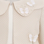 Официална рокля със сако "Butterfly" в бежово 8