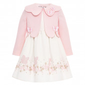 Официална рокля със сако "Butterfly" в пудра 3