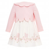 Официална рокля със сако "Butterfly" в пудра 4