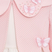 Официална рокля със сако "Butterfly" в пудра 7