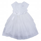 Официална рокля "Вики" в бяло 2