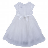 Официална рокля "Вики" в бяло 3