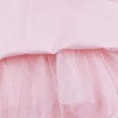 Официална детска рокля на точки с чанта 6