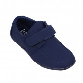 Детски официални обувки за момчета в синьо 2