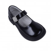 Официални обувки от екокожа в черно 2