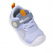 Олекотени дишащи маратонки в синьо 2