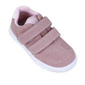 Олекотени маратонки от велур в розово 2