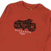 Детска памучна блуза ''Ride free'' 3