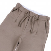 Спортен панталон с висока талия в капучино 3