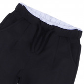 Спортен панталон с висока талия в черно 3