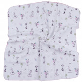 Бебешка муселинова пелена "Pink giraffe" 80 х 80 см 3