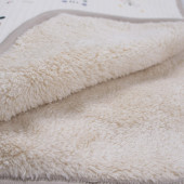 Бебешка памучна пелена с пух ''Zoo'' 85 х 85 см 4