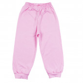 Детска памучна пижама с кученца в розово 3