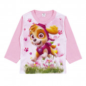 Детска памучна пижама ''Paw hero'' в розово 2
