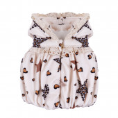 Плюшен бебешки комплект с плетена дантела 3