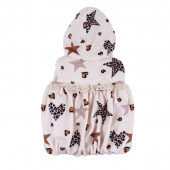 Плюшен бебешки комплект с плетена дантела 4