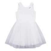 Празнична рокля "Карън" в бяло 4