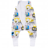 Пролетно-есенен спален чувал с крачета "Машини" 3