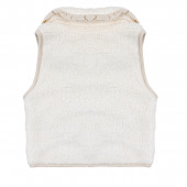 Детски елек от  екокаракул с бродерия 2