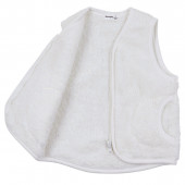 Бебешки пухен елек с джобчета 3