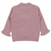 Пуловер от пухено плетиво "Bunny" 2