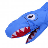 Ръкавици за ски с поларена подплата "Shark" в синьо 2