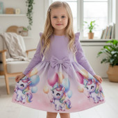 Детска рокля с пандела ''Happy'' 2