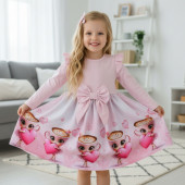 Детска рокля с пандела ''Warm hug'' 2