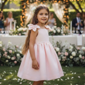 Официална детска рокля "Pink flowers" 3
