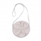 Рокля от фино плетиво с чантичка в бежово 4