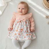 Бебешка памучна рокля ''Цветна приказка'' 2