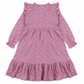 Детска памучна рокля ''Ема'' в пепел от рози 2