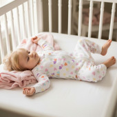 Бебешки ромпър с цип и открити крачета ''Happy girl'' 5