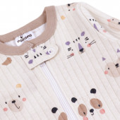 Бебешки ромпър с цип ''Zoo'' 3