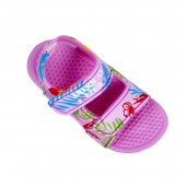 Детски гумени сандали за момичета в наситено розово 2