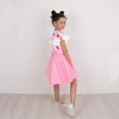 Детска празнична рокля ,,Сияна" в розово